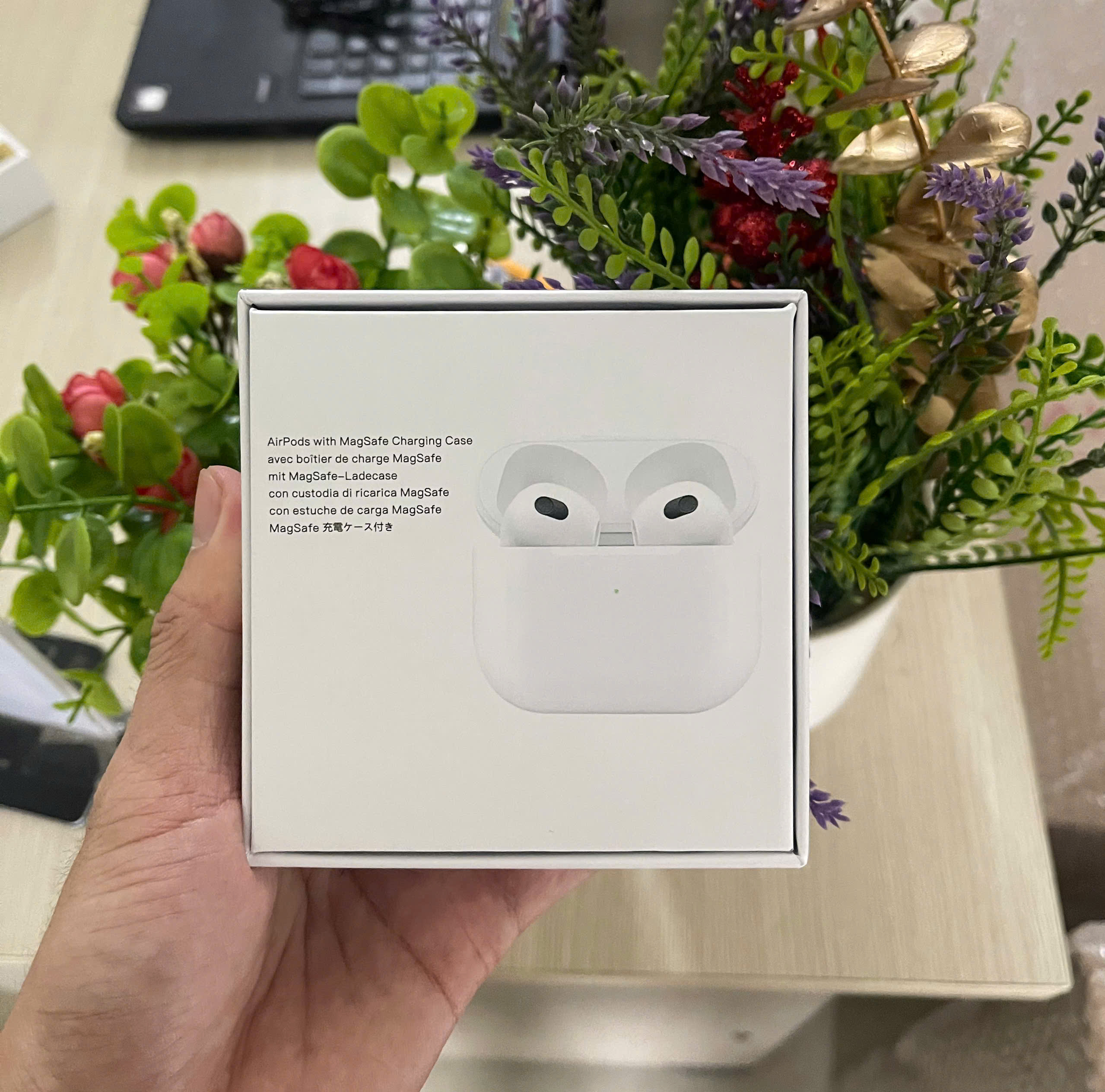 Tai Nghe Airpods Thế Hệ 4 Định Vị Đa Điểm Đổi Tên  (Chip Jerry 6973, Bản Lề Chống Gập)