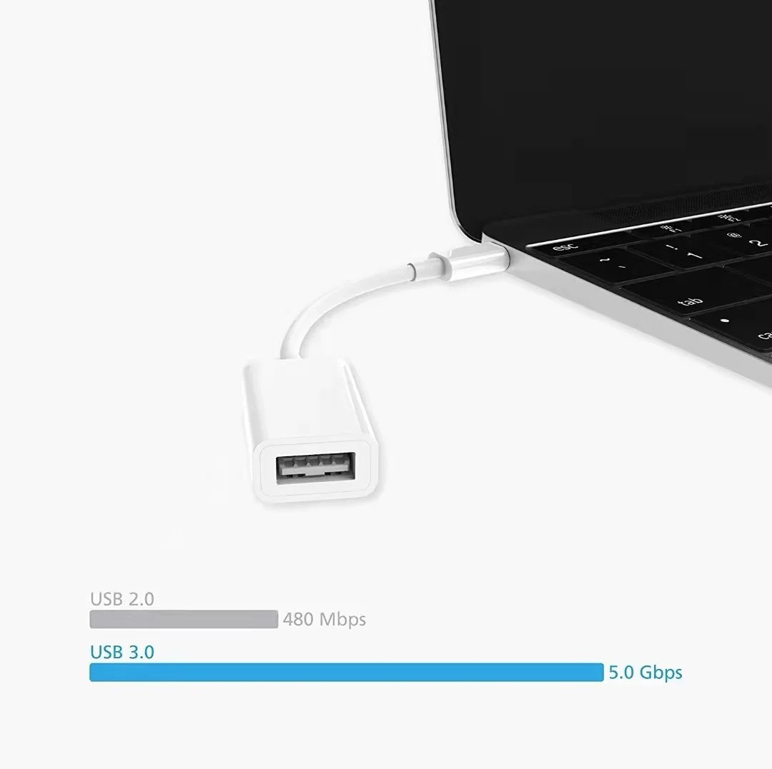 Rắc chuyển OTG Lightning To USB 