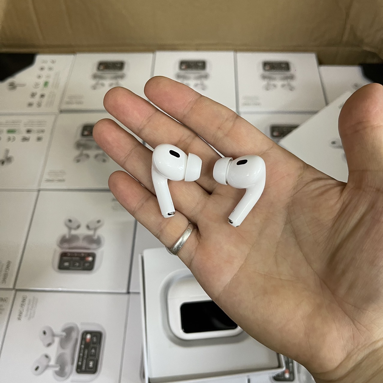 Tai nghe airpod có màn hình hiển thị cảm ứng A9pro